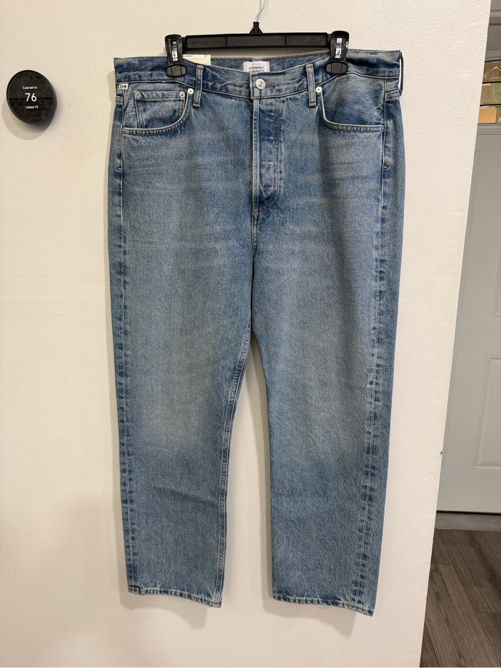 NEW Citizens of Humanity Blaine High Waist Ankle Straight Leg Jeans in Gemini 32